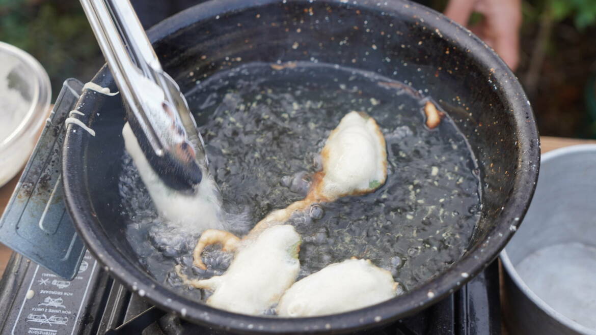 Fried sweet Zeppole