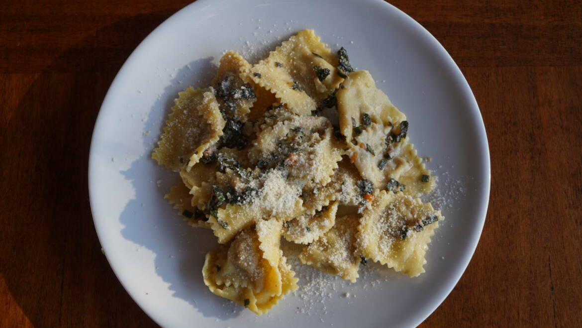Ravioli al burro